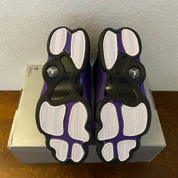 Air Jordan 13 Retro Court Purple Black Basketball Shoes DJ5982-015 Size 9 - Picture 5 of 7